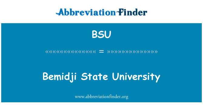 BSU: Bemidji állami Egyetem