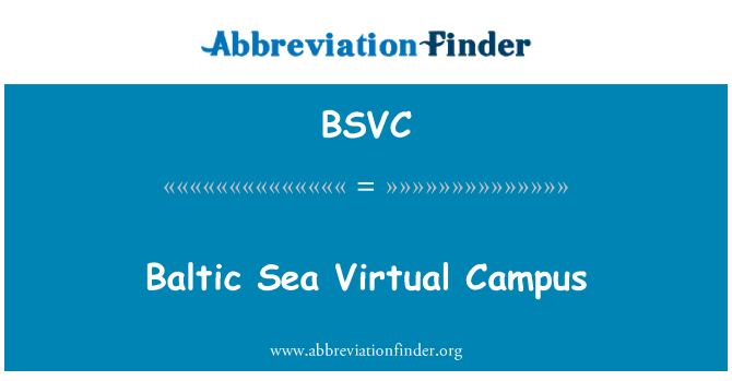 BSVC: Campus Virtual del mar Báltico
