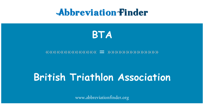 BTA: Associació britànica triatló