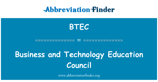 business and technology education council contact