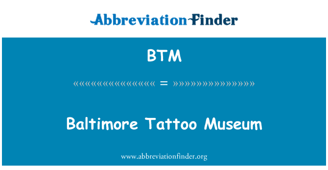 BTM: Baltimore Tattoo Museum