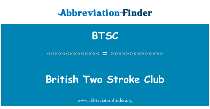 BTSC: British Two Stroke Club