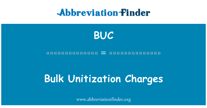 BUC: Akizasyon Unitization en