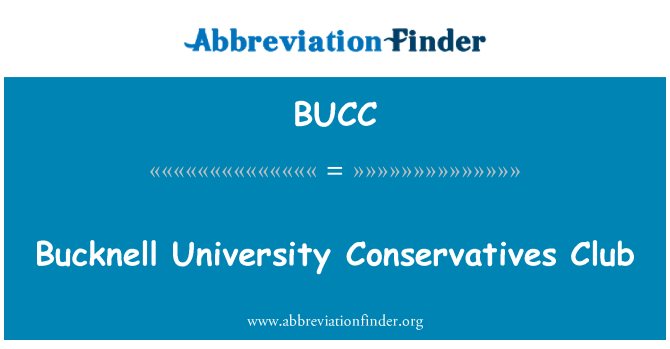 BUCC: Bucknell University konservatīvie Club