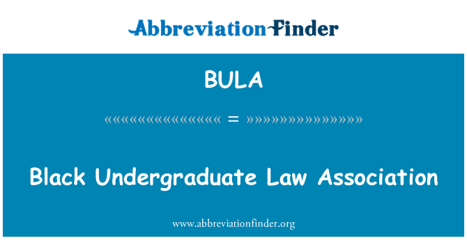 BULA: Black Undergraduate Law Association