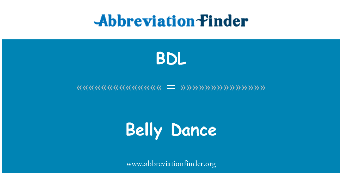 BDL: Belly Dance