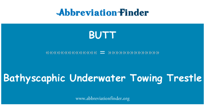BUTT: Bathyscaphic treto anba dlo Remorquage