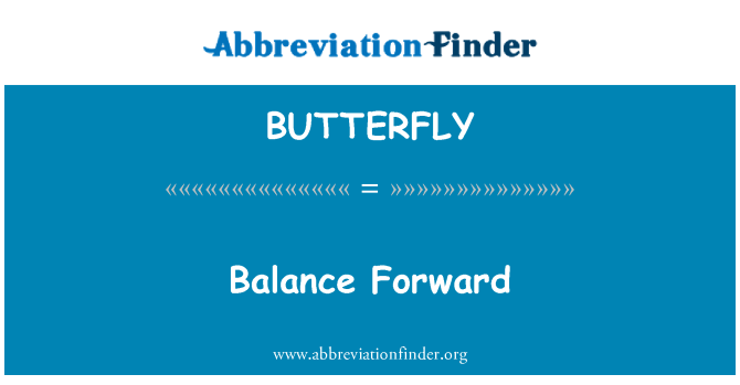 BUTTERFLY: Balans Avant