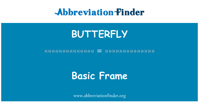 BUTTERFLY: Marc bàsic