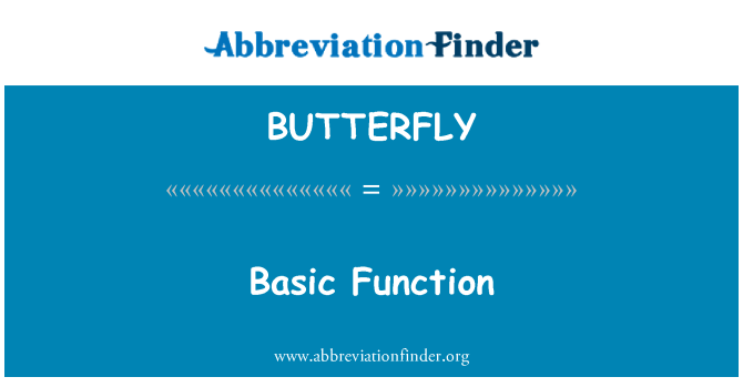 BUTTERFLY: Fungsi dasar
