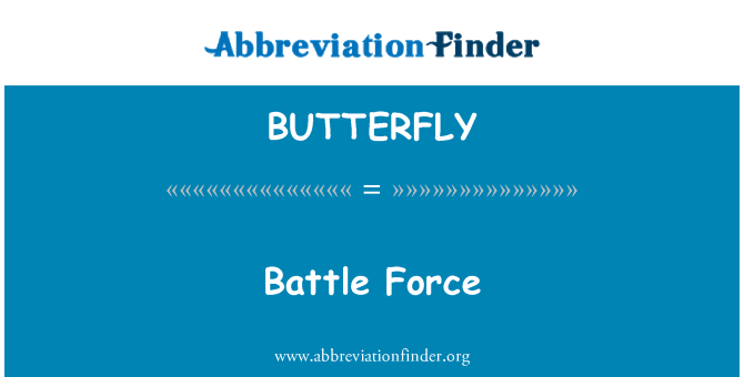 BUTTERFLY: Fòs pou batay