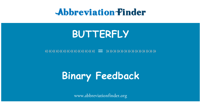 BUTTERFLY: Feedback binário