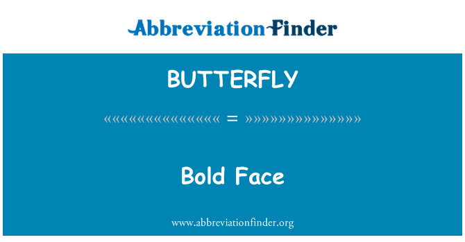 BUTTERFLY: En figi