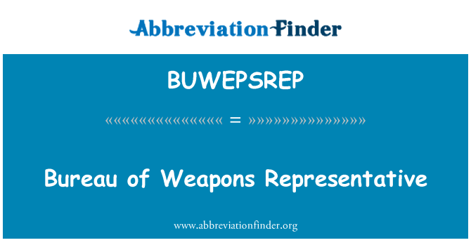 BUWEPSREP: Biwo reprezantan zam yo