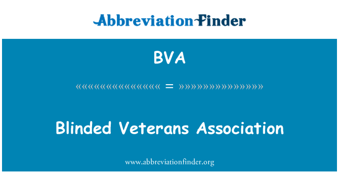BVA: Asosiasi veteran buta