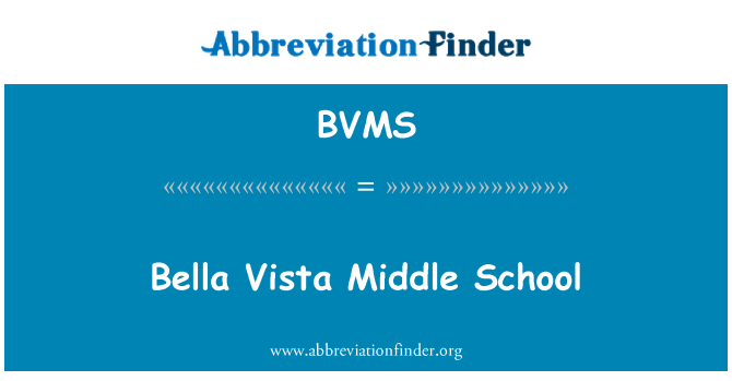 BVMS: Bella Vista yläasteen
