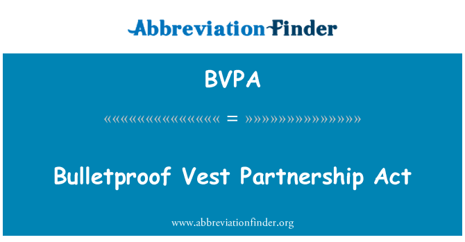 BVPA: Actul de parteneriat vesta antiglont