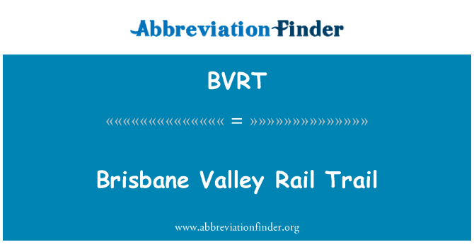 BVRT: Brisbane Valley železničná trasa