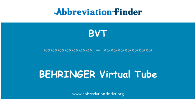 BVT: BEHRINGER Virtuel rive jouk nan vant