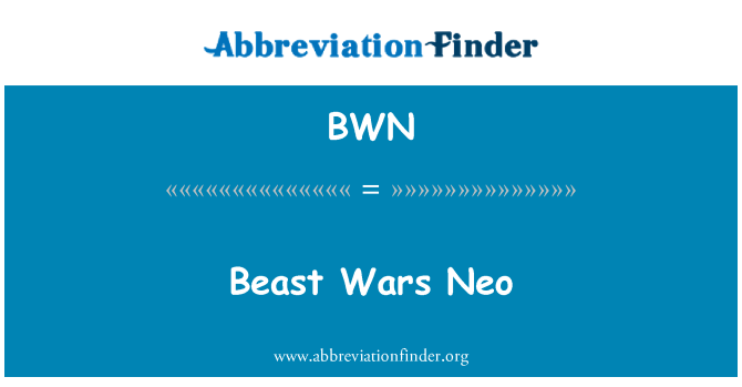 BWN: Bèt lagè Neo