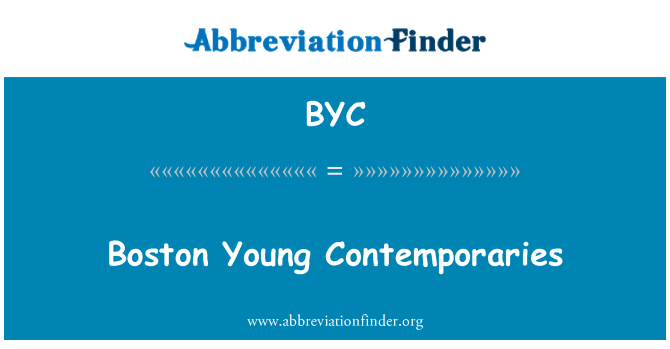 BYC: Boston muda Contemporaries