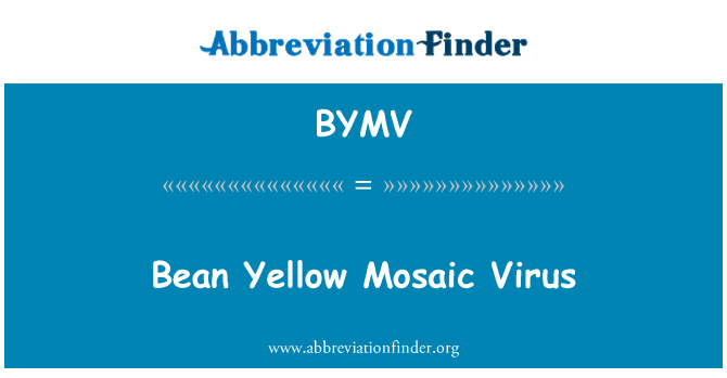 BYMV: Pwa viris Mosaïque jòn