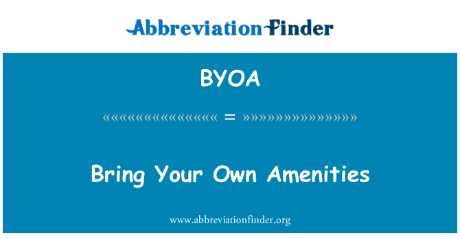 BYOA: . תביא את השירותים שלך