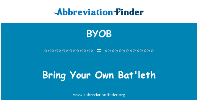 BYOB: 把你自己的 Bat'leth