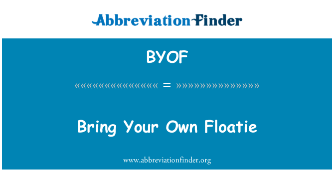 BYOF: תביא משלך של הרפתקה.