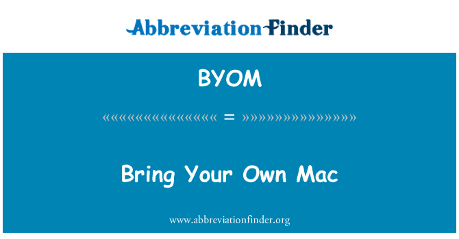 BYOM: Breng uw eigen Mac