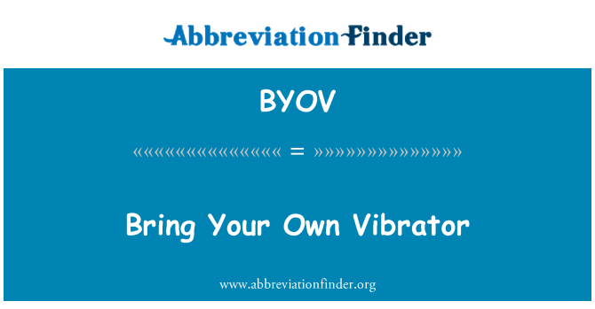 BYOV: 把你自己的振动