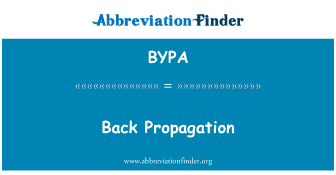 BYPA: Il-propagazzjoni tad-dahar