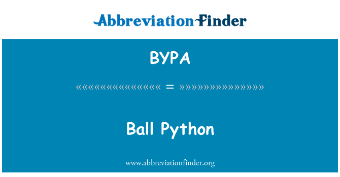 BYPA: Ball Python