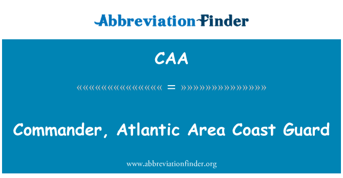 CAA: Kòmandan, gad kòt nan zòn Atlantic