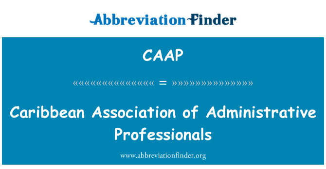 CAAP: Association des Caraïbes de professionnels de l'administration