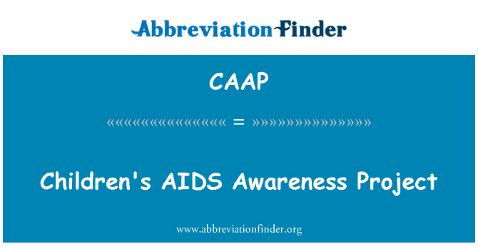CAAP: Dětská AIDS projektu