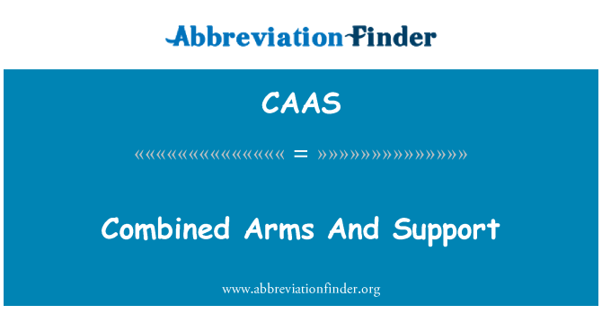 CAAS: Combinato di armi e supporto