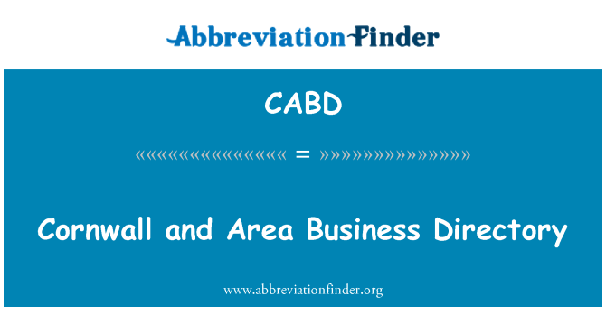 CABD: Cornwall and Area Business Directory