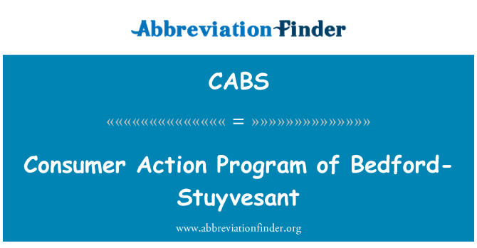 CABS: Programa de ação do consumidor de Bedford-Stuyvesant