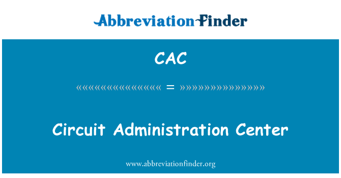 CAC: Sant administrasyon chan de kous