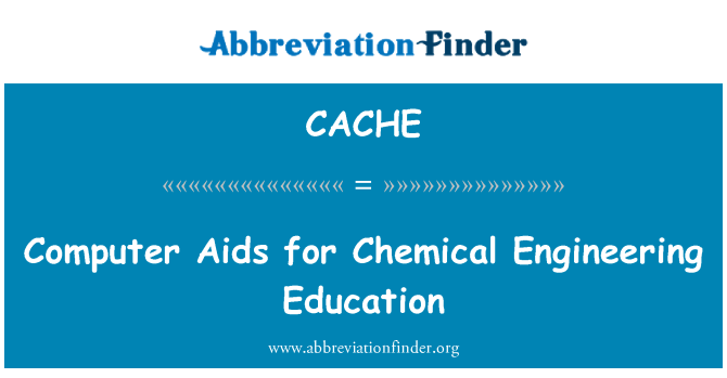 CACHE: Computer Aids for Chemical Engineering Education