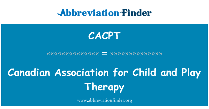 CACPT: 子供と遊戯療法のためのカナダの協会