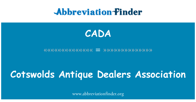 CADA: Cotswolds Antique Dealers Association