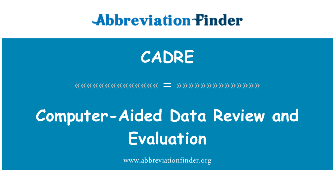 CADRE: Počítačová Data recenze a hodnocení