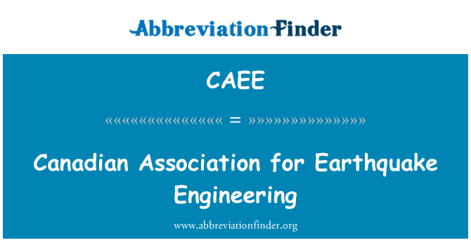 CAEE: Asociación Canadiense de ingeniería sísmica