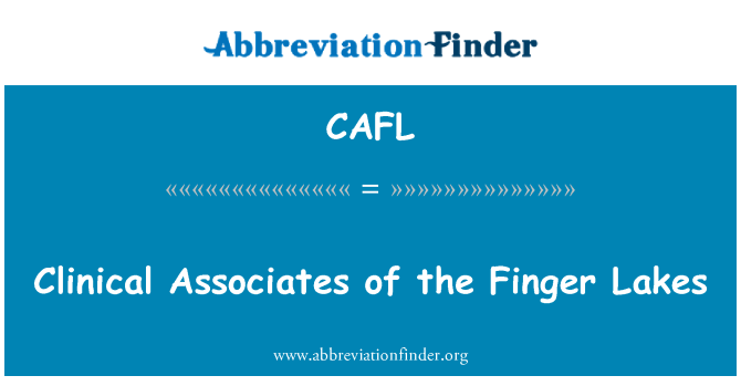 CAFL: Kliniske stemmeflertallet af Finger Lakes
