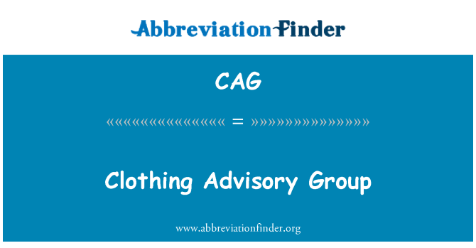 CAG: Одежда Консультативная группа