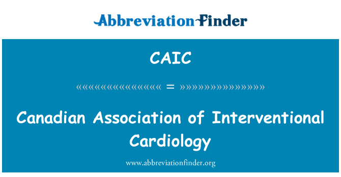 CAIC: Kanadiske Association of Interventional Cardiology