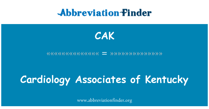 CAK: Cardiologia associats de Kentucky