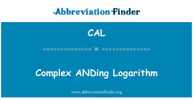 CAL: Konplèks ANDing logarit